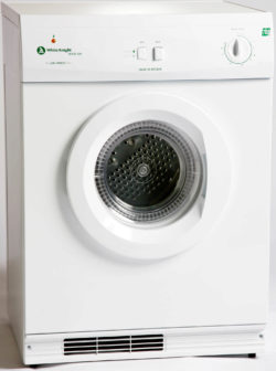 White Knight 7kg Reverse Action Eco Gas Dryer - White